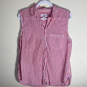 H&M Tops - H&M Button Up Sleeveless Top size 10 H&M Tops - H&M Button Up Sleeveless Top size 10
